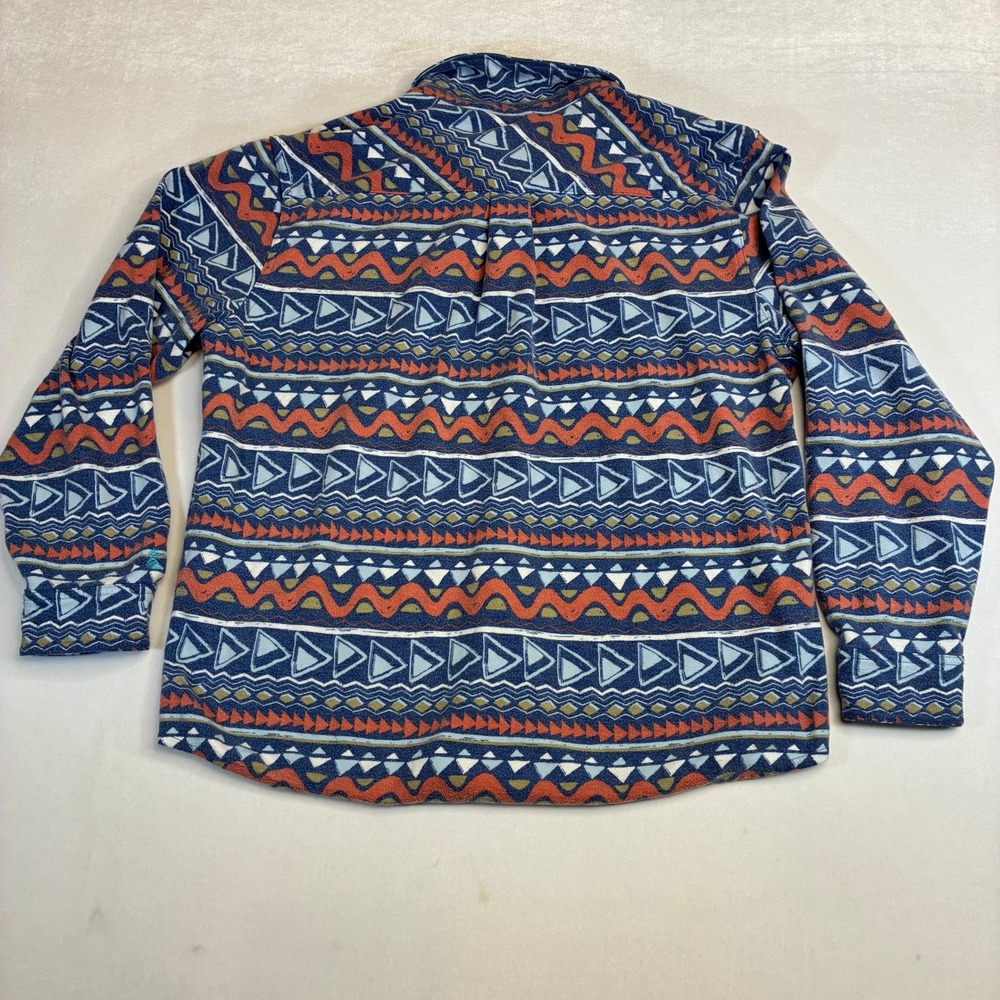 Chubbies Mens Long Sleeve Geometric Pattern Button Up Shirt Large - Picture 3 of 9